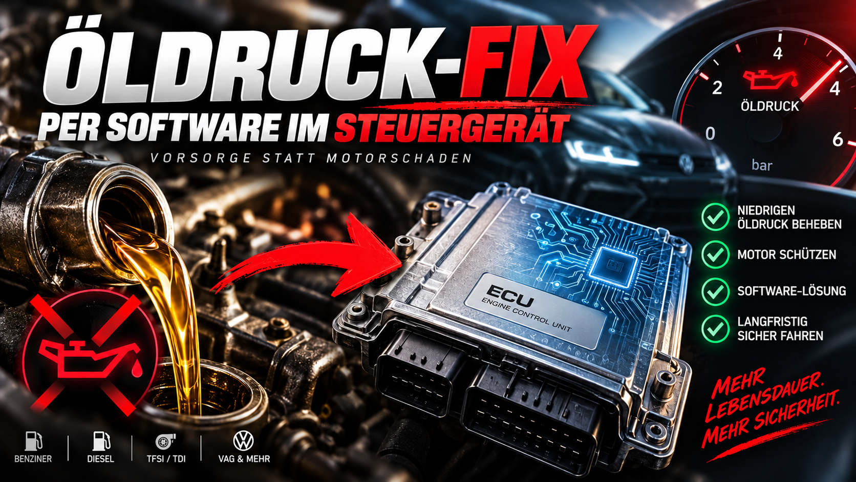 Öldruck-Fix: Wann und wo er sinnvoll ist